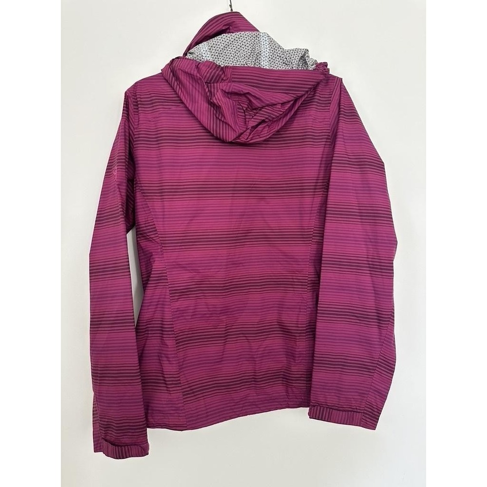 Mountain Hardwear Jacket Womens Medium Pink Dry.Q Hooded Windbreaker Hiking - Picture 7 of 13